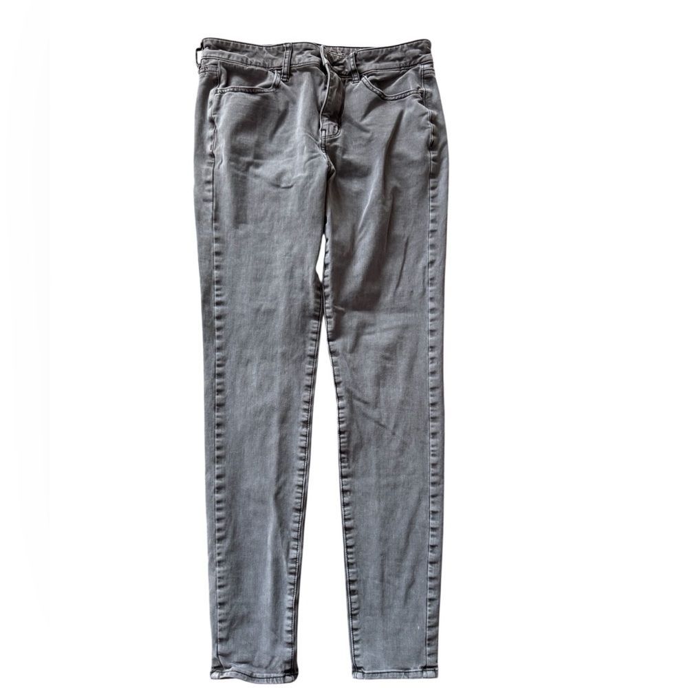 American Eagle Hi-Rise Jeggings Women’s Size 6 Long Gray EUC